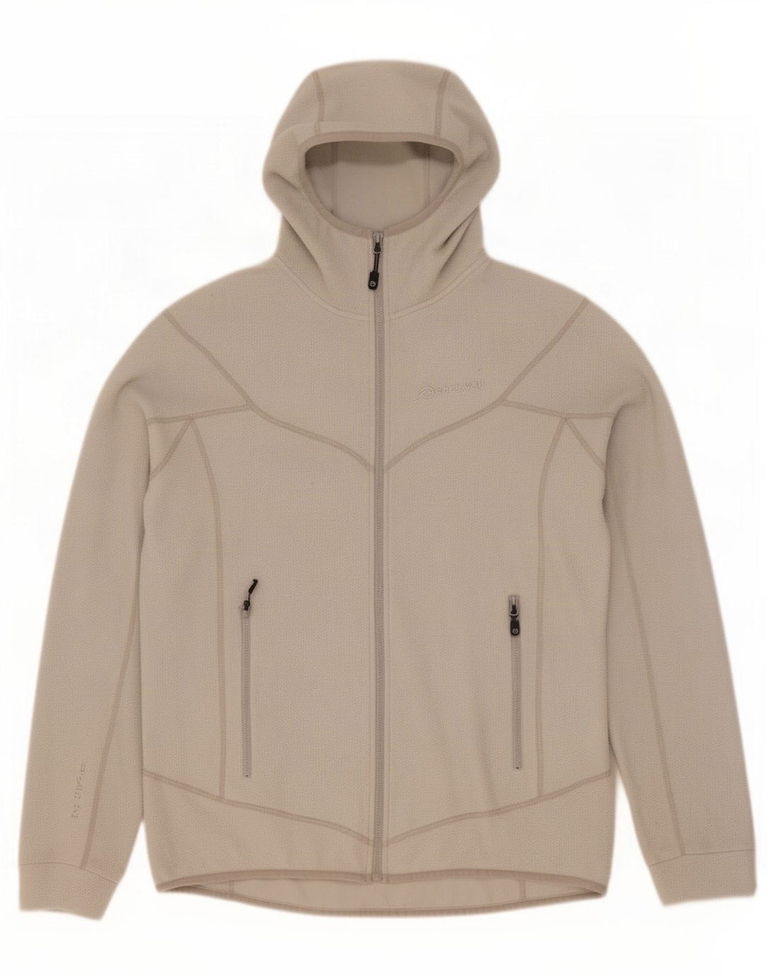 Jaqueta de lã com capuz para mulheres Sprayway Reino Unido 14 grande poliéster branco