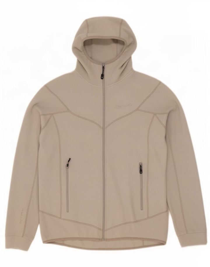 Jaqueta de lã com capuz para mulheres Sprayway Reino Unido 14 grande poliéster branco