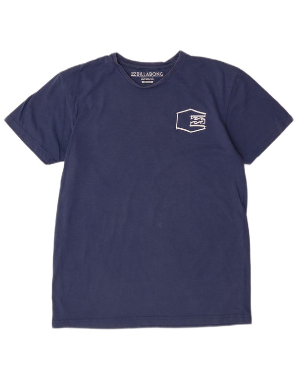 Camiseta feminina gráfica BILLABONG Reino Unido 14 poliéster azul marinho médio