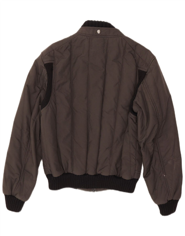 Jaqueta bomber masculina Refrigiwear UK 40 grande marrom nylon