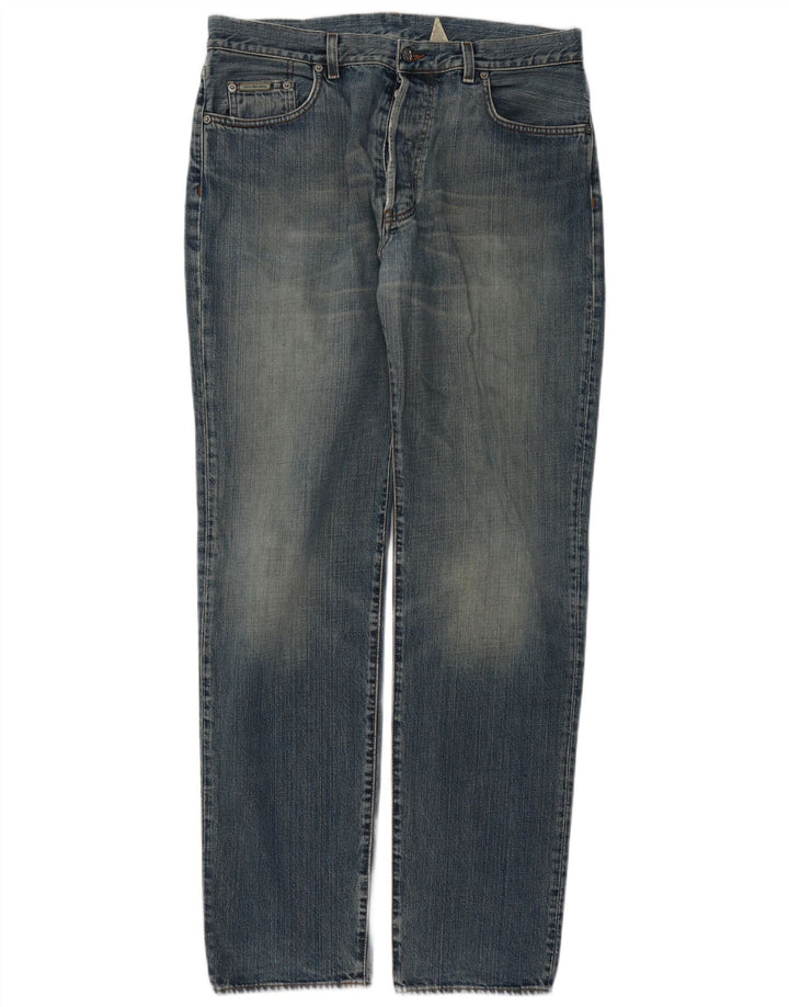 Calvin Klein Jeans Slim Feminino W36 L34 Azul Algodão