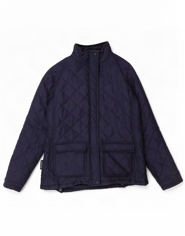 Jaqueta acolchoada feminina Mountain Warehouse poliéster azul marinho médio Reino Unido 12