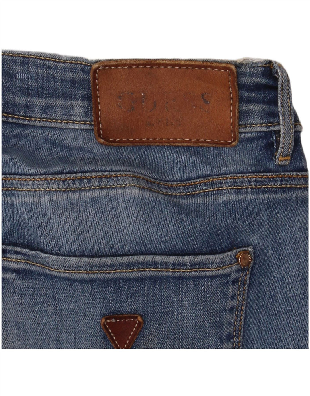 Calça jeans feminina Guess W28 L30 azul