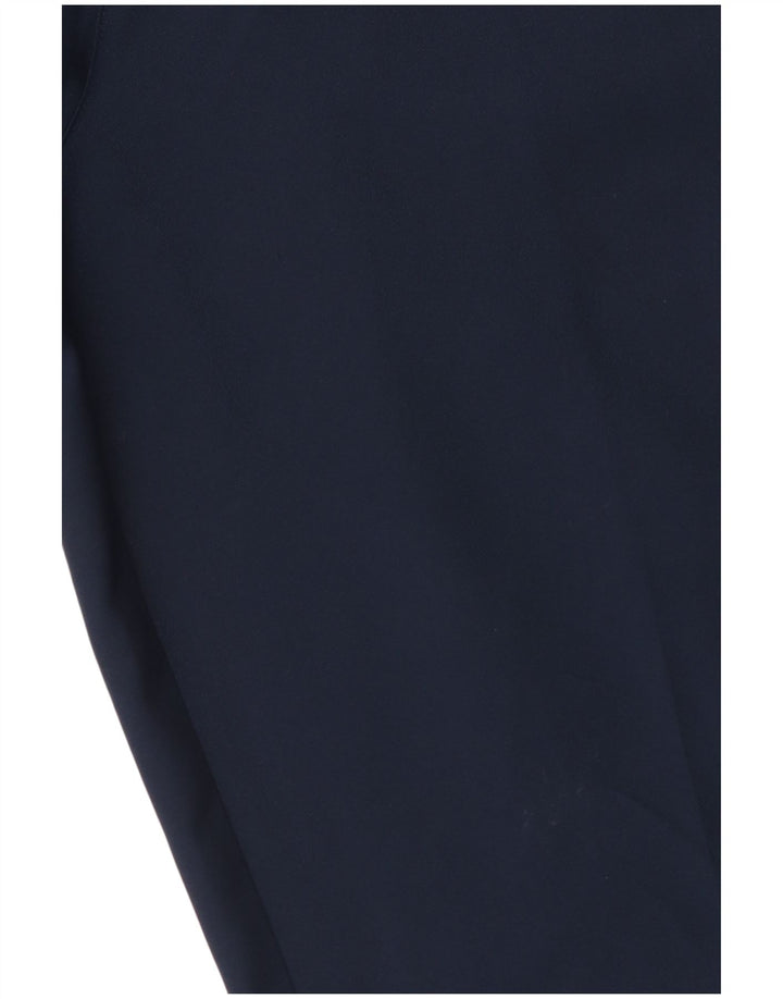 Adidas Mens Slim Chino Calças W34 L34 Azul Marinho Poliéster