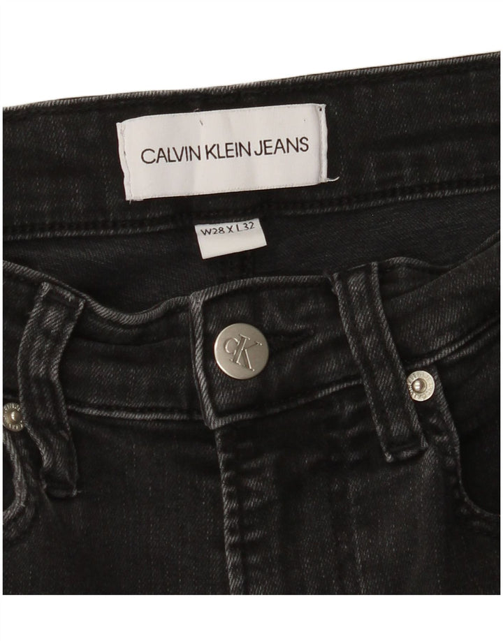 CALVIN KLEIN Calça Jeans Super Skinny Masculina W28 L32 Cinza