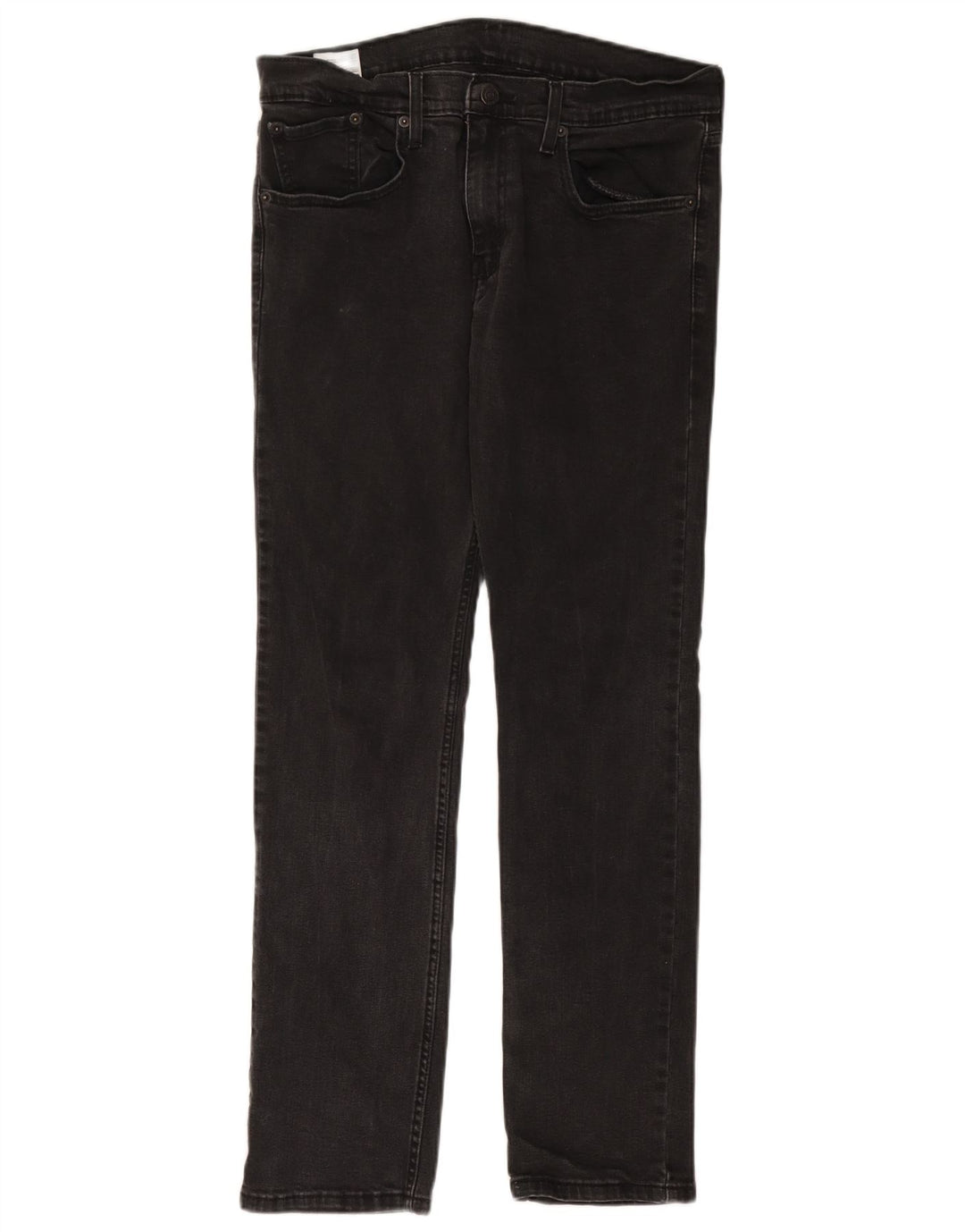 Levi's Mens Slim Jeans W34 L32 Cinza Algodão