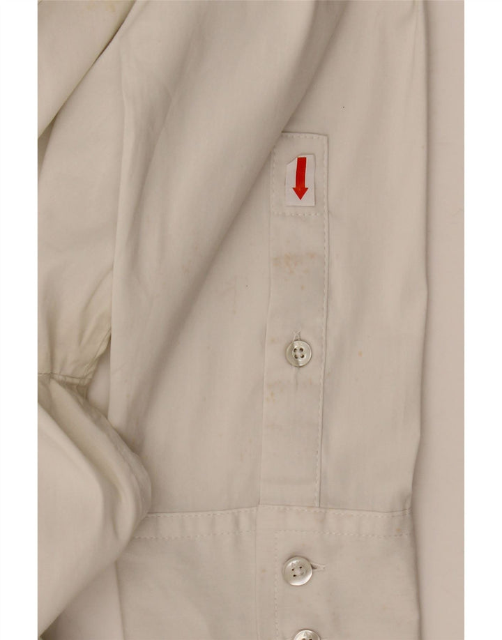 Camisa feminina ARMANI EXCHANGE UK 12 médio branco