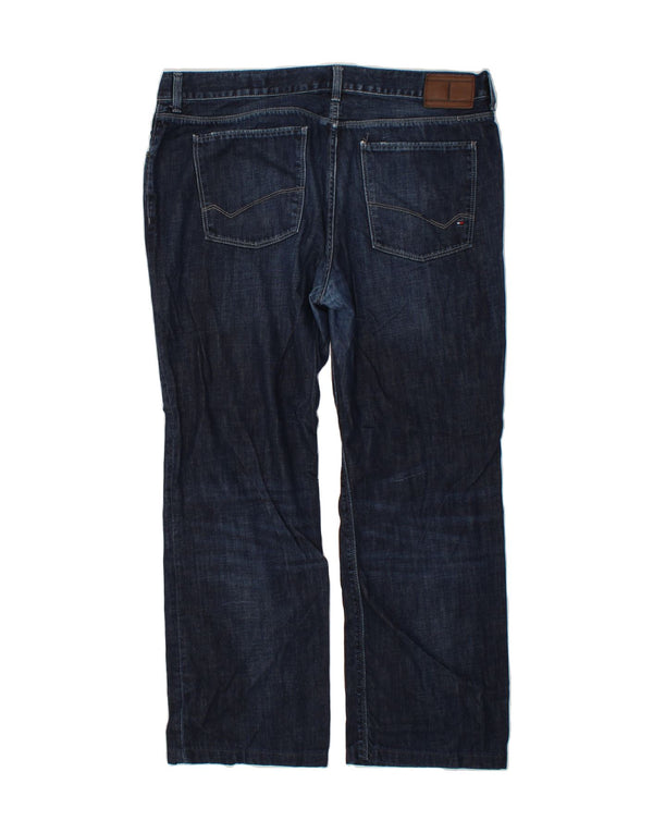 TOMMY HILFIGER Jeans retos masculinos W40 L29 algodão azul marinho