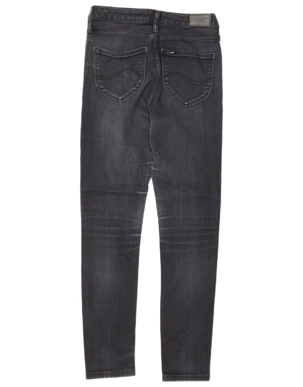 LEE Mens Scarlett High Skinny Jeans W29 L28 Black Cotton