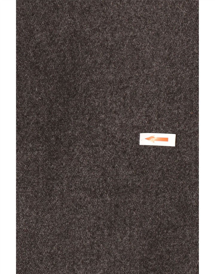Jaqueta blazer feminina Zara com peito duplo grande, Reino Unido 10, pequena, cinza