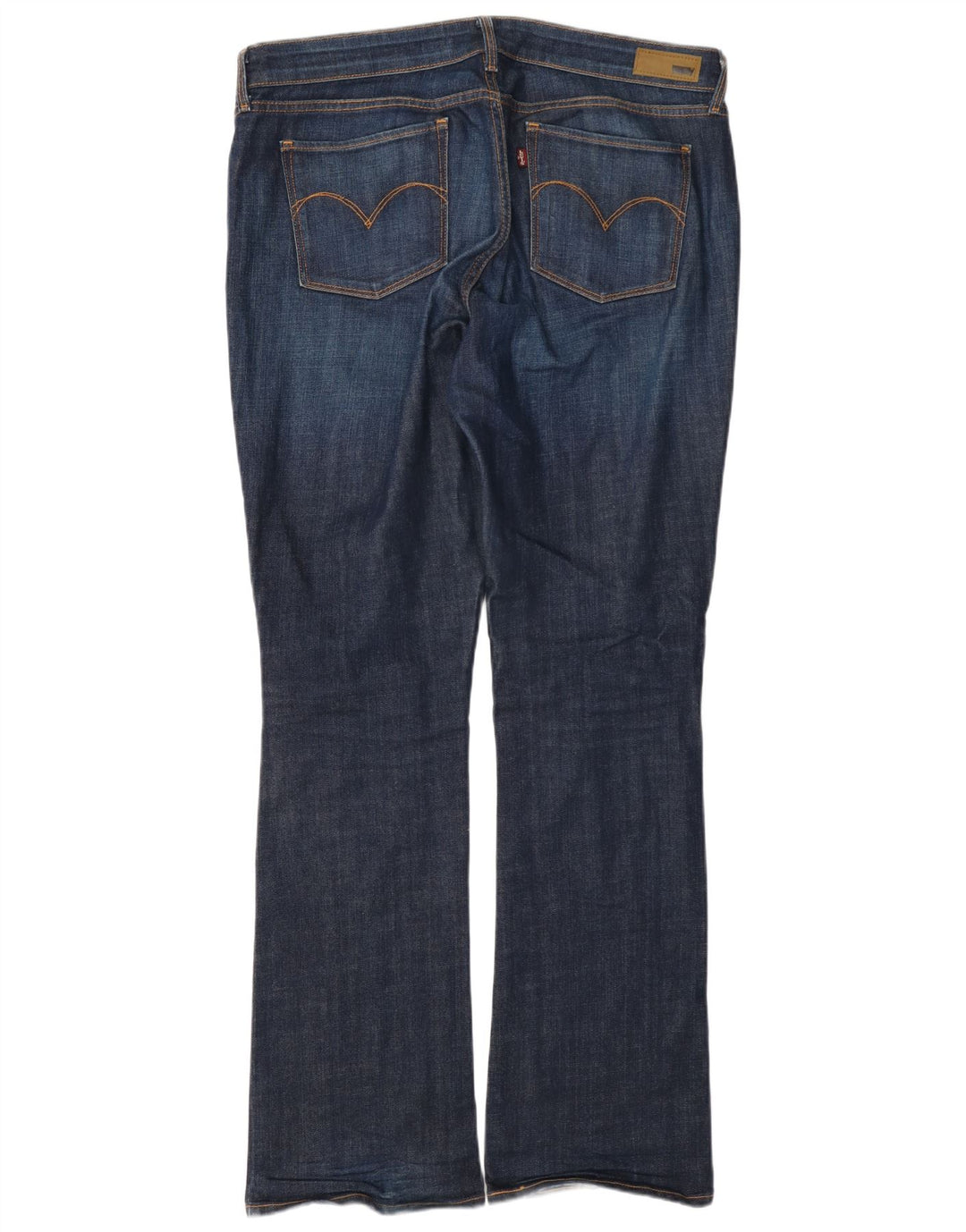 Jeans feminino Levi's cintura média bootcut W33 L32 algodão azul marinho