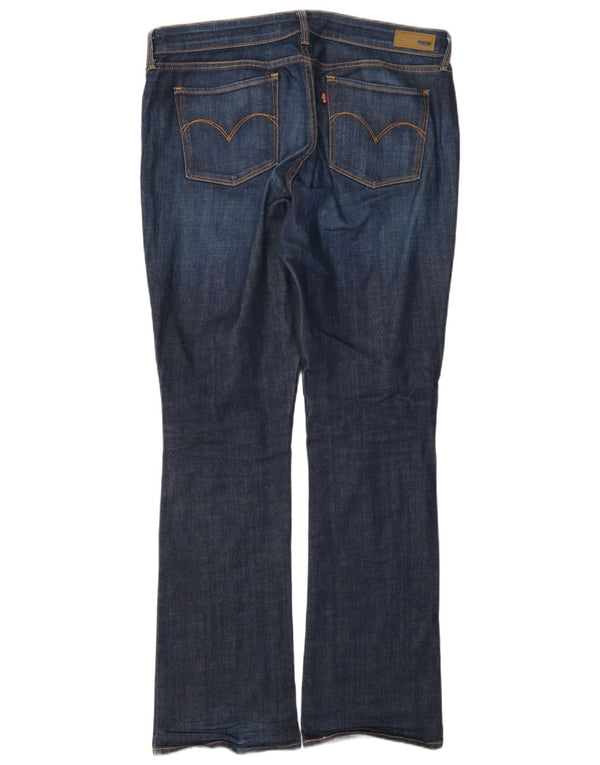 Jeans feminino Levi's cintura média bootcut W33 L32 algodão azul marinho