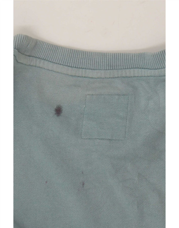 Rip Curl moletom gráfico masculino jumper pequeno azul algodão