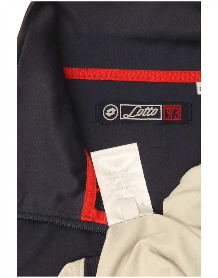 Lotto Mens Treino Top Jaqueta 2XL Poliéster Colourblock Bege