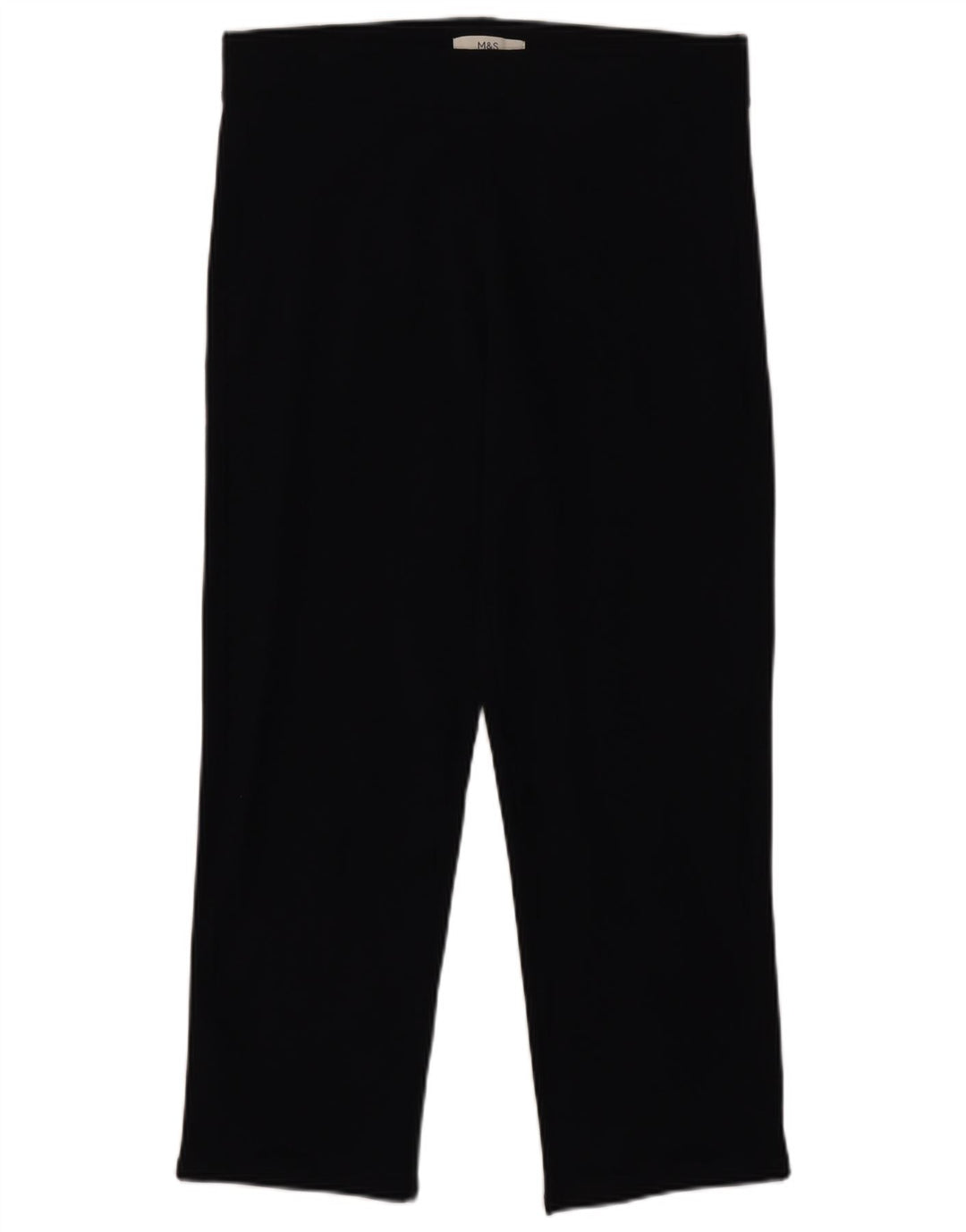 Leggings femininas Marks & Spencer Reino Unido 14 grande algodão azul marinho