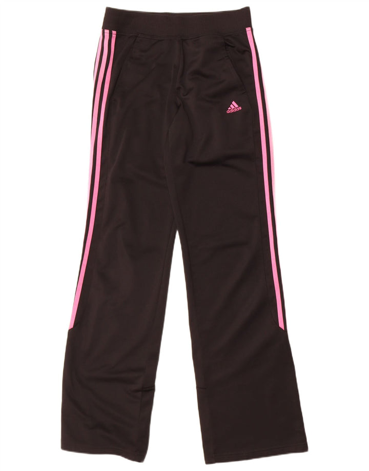 Calças de treino Adidas meninas 15-16 anos preto poliéster