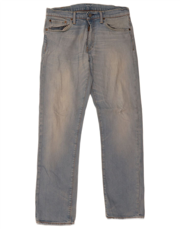 Levi's Masculino 504 Straight Jeans W31 L32 Azul Algodão