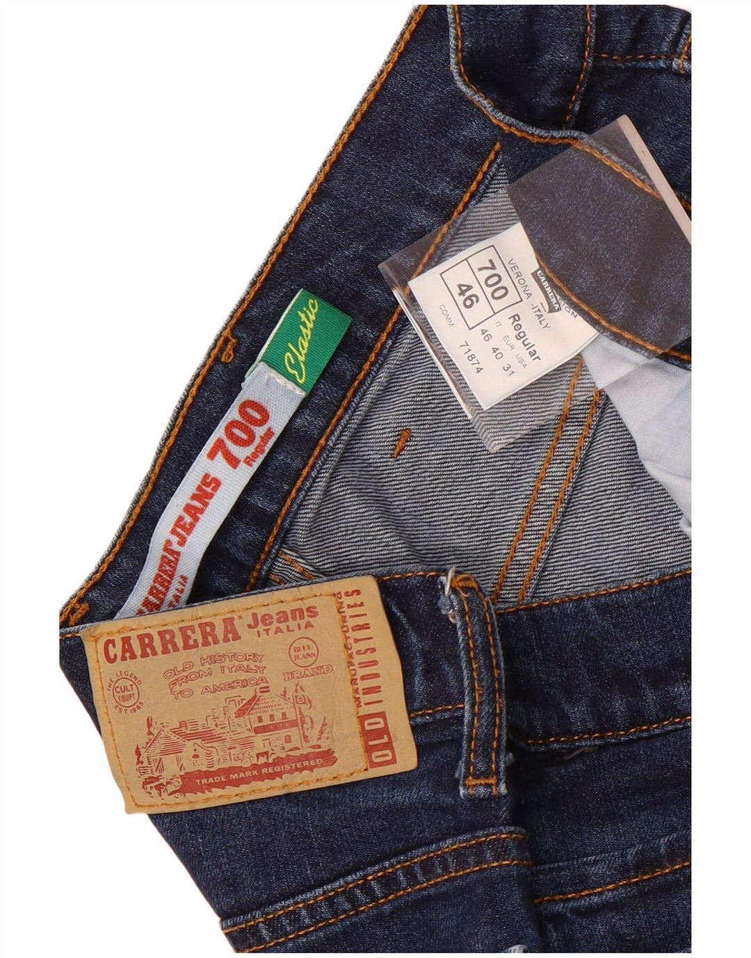 Carrera Masculino 700 Straight Jeans W31 L34 Azul Marinho Algodão