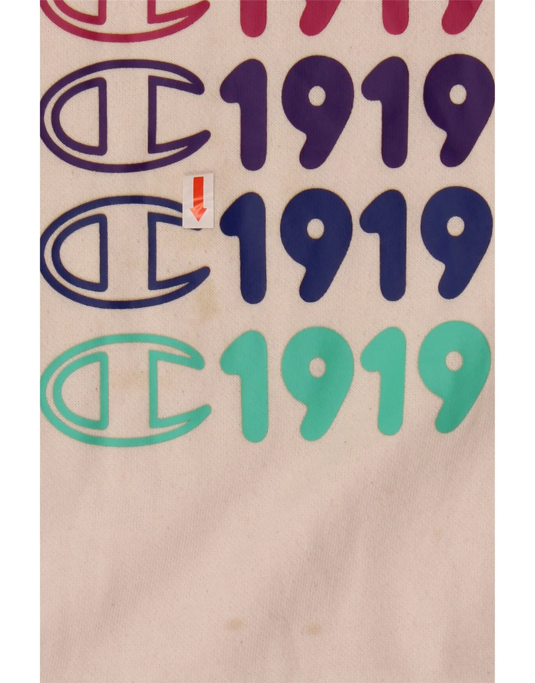 CHAMPION Suéter feminino 11-12 anos grande bloco colorido rosa