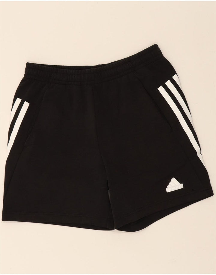 ADIDAS Mens Sport Shorts Médio Algodão Preto