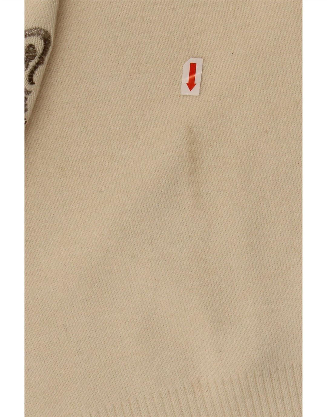 Suéter feminino BOGNER com gola tartaruga Reino Unido 16 grande lã paisley bege