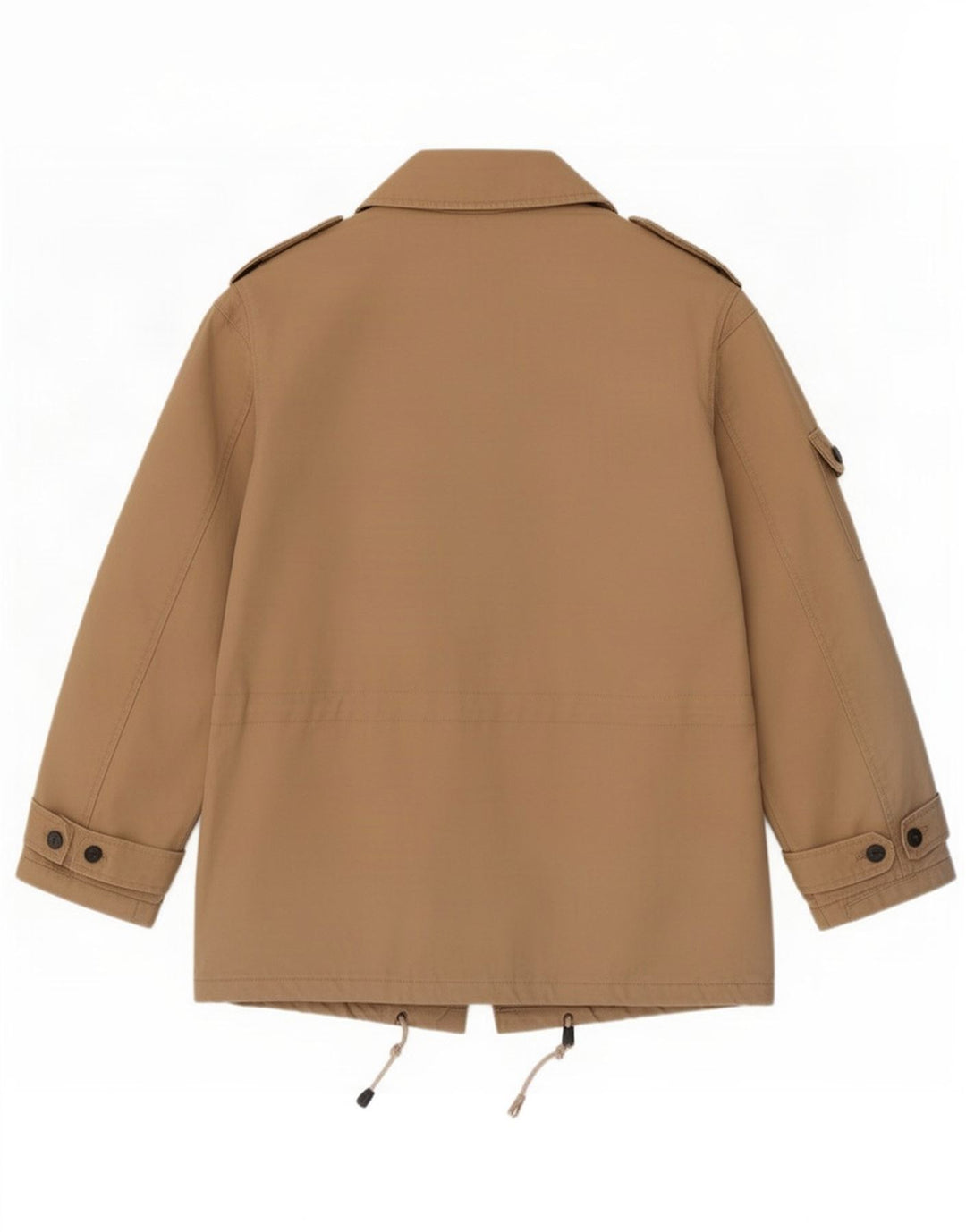 Casaco acolchoado militar masculino Rifle UK 38 algodão bege médio