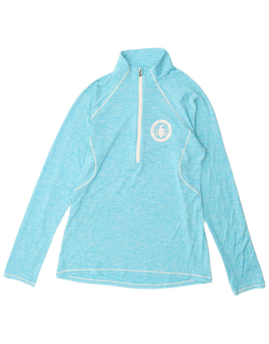 UNDER ARMOUR Feminino Heat Gear Pulôver Treino Top Reino Unido 12 Médio Azul