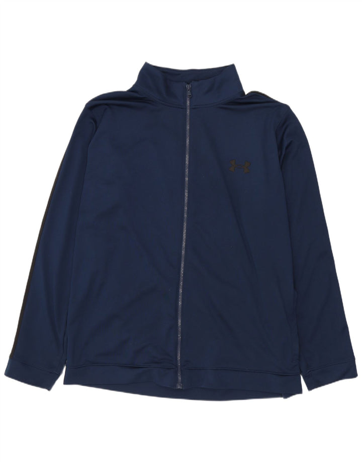 UNDER ARMOUR Jaqueta masculina de agasalho 2XL azul marinho poliéster colorblock