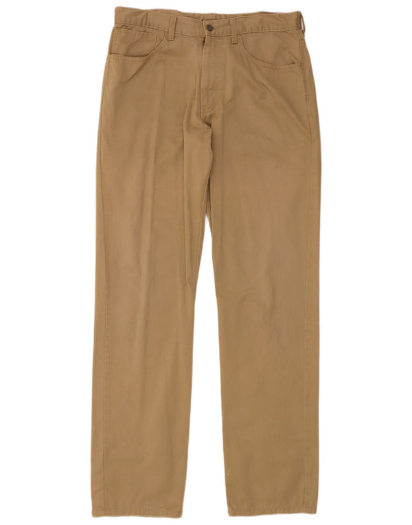 Calça Dockers masculina reta casual W34 L36 algodão bege