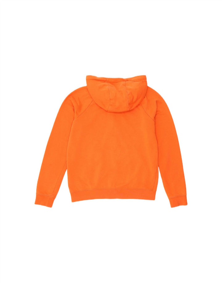 Suéter feminino Nike com capuz e zíper UK 6 XS laranja algodão