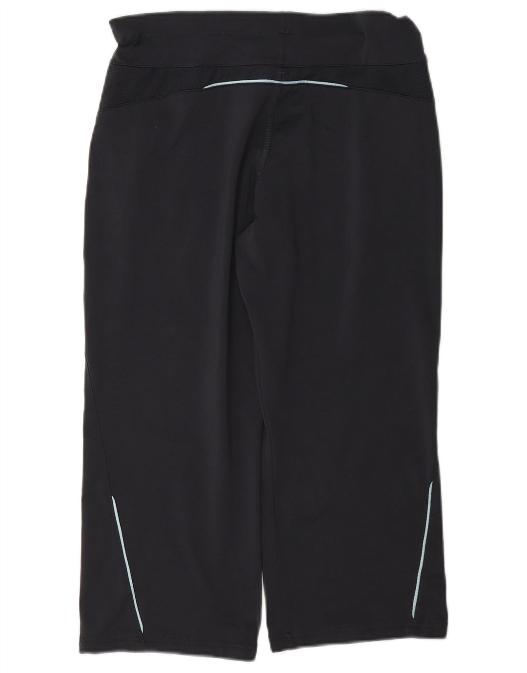 Adidas Mulheres Capri Calças De Treino UK 14 Cinza Médio