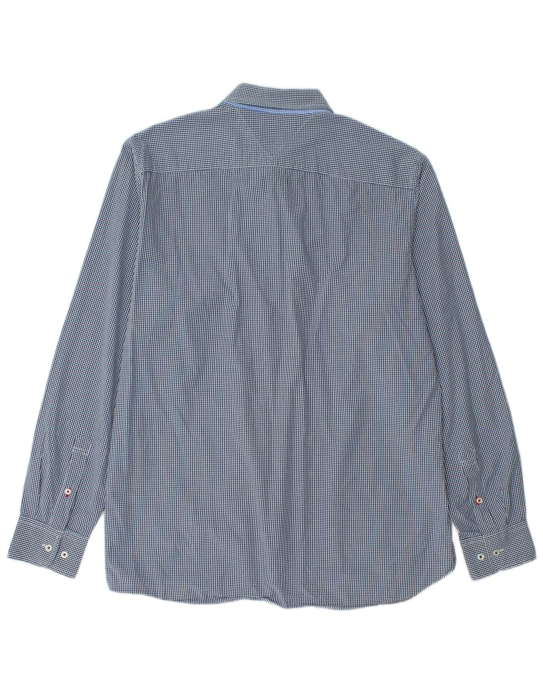 Camisa masculina Tommy Hilfiger Custom Fit grande guingão azul marinho