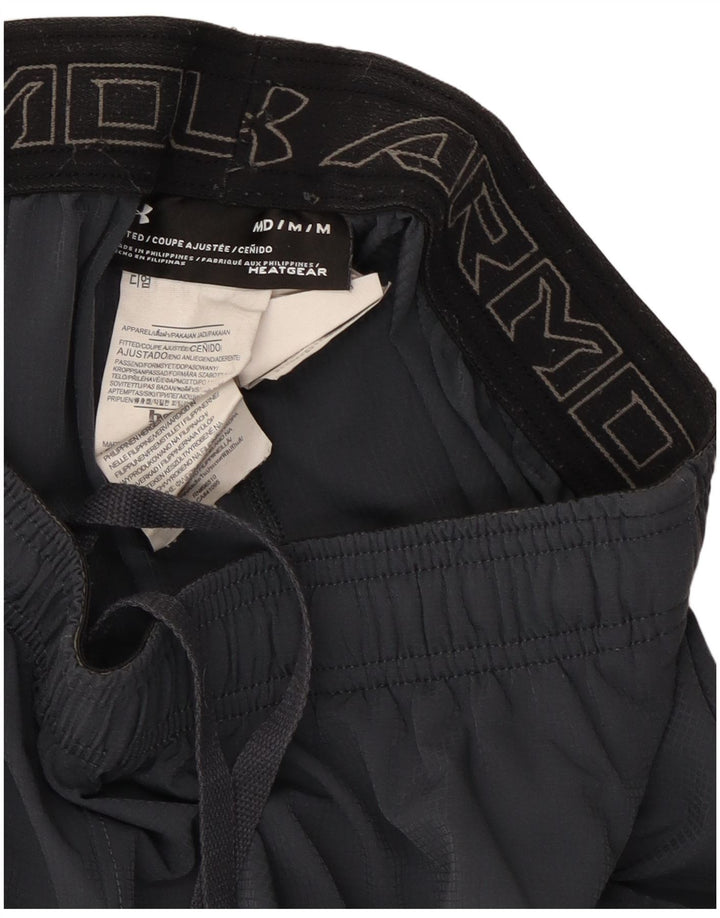 Under Armour Mens Heat Gear Sport Shorts poliéster cinza médio