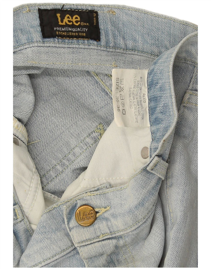 Lee Mens REED Bootcut Jeans W36 L28 Azul Algodão