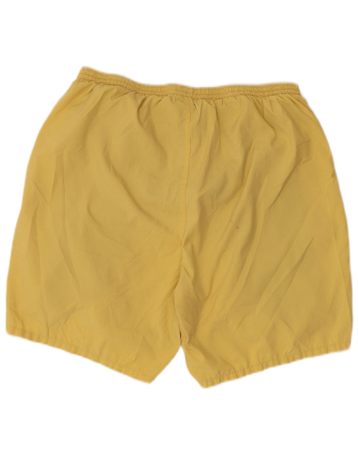Shorts esportivos masculinos Patagonia grandes amarelos
