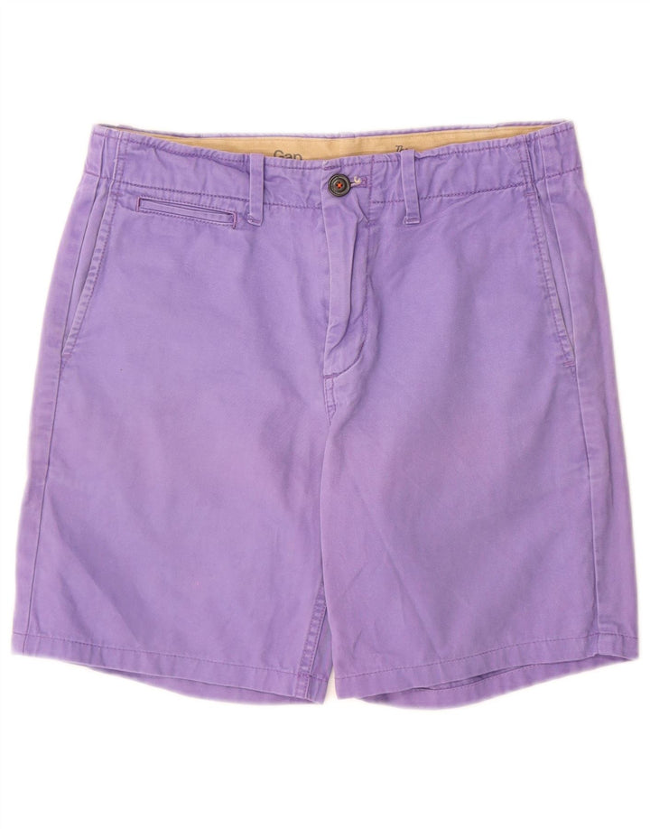 Shorts Chino Masculino Gap W29 Algodão Roxo Médio
