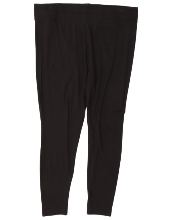 Leggings femininos Marks & Spencer Reino Unido 18 XL preto viscose