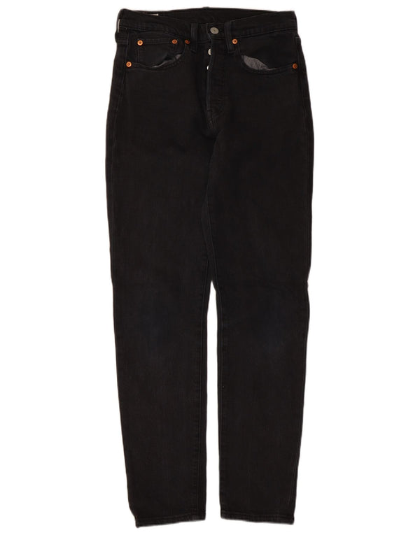 Jeans Levi's 501 Straight Masculino W26 L30 Algodão Preto