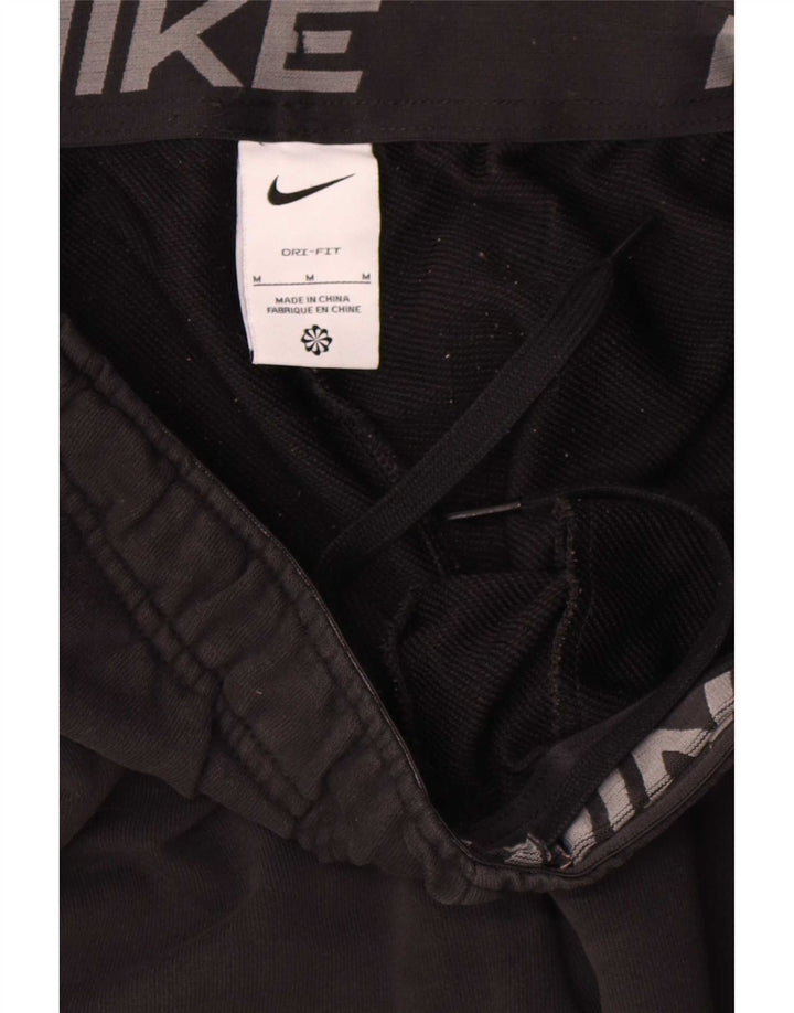 Nike Mens Dri Fit Calças de treino Joggers Médio Algodão Preto
