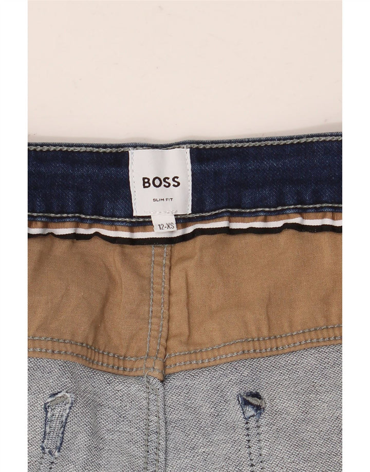 HUGO BOSS Meninos Jeans Slim 11-12 Anos XS Azul