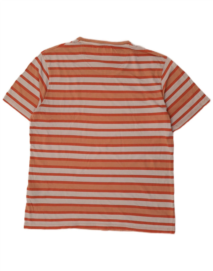 Camiseta masculina Barbour Top XL algodão listrado multicolorido