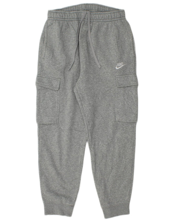Nike Mens Cargo Calças de treino Joggers Pequeno Algodão Cinza