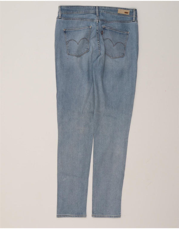 Calça jeans skinny feminina de cintura alta LEVI'S US 8 médio W29 L32 algodão azul