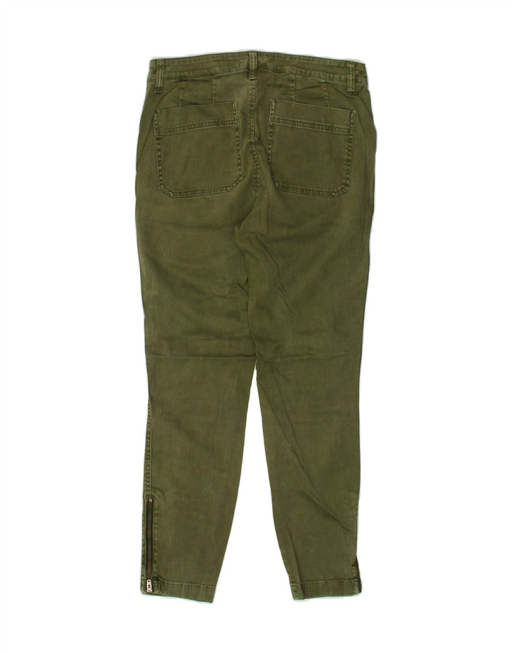 J. CREW Womens Slim Chino Trousers W29 L27 Green Cotton Vintage J. Crew and Second-Hand J. Crew from Messina Hembry 