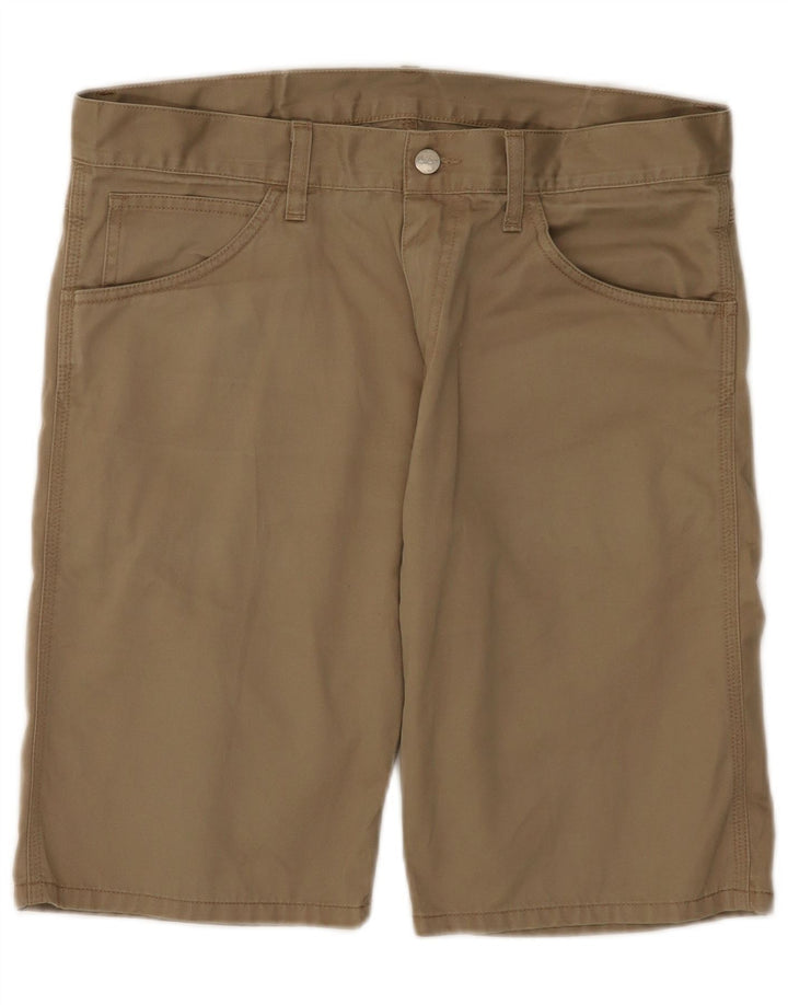 Shorts casuais masculinos Carhartt W32 algodão bege médio