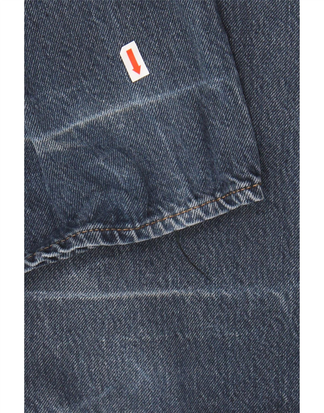 LEVI'S Masculino 501 Straight Jeans W31 L32 Azul Marinho Algodão