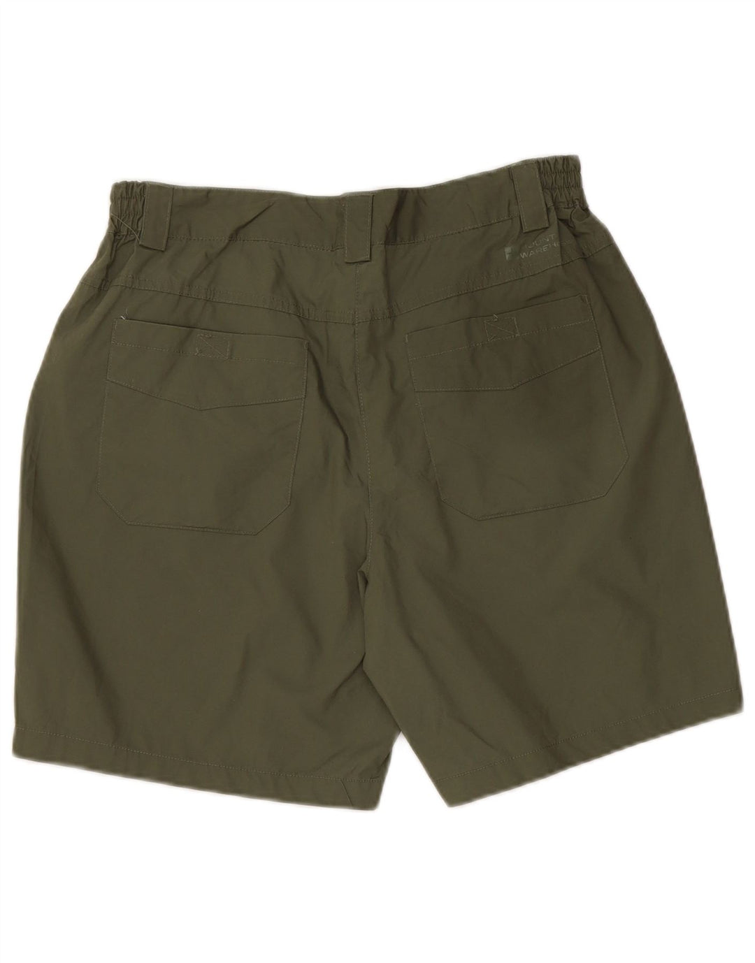 Mountain Warehouse Womens Chino Shorts UK 12 Médio W30 Khaki Poliéster