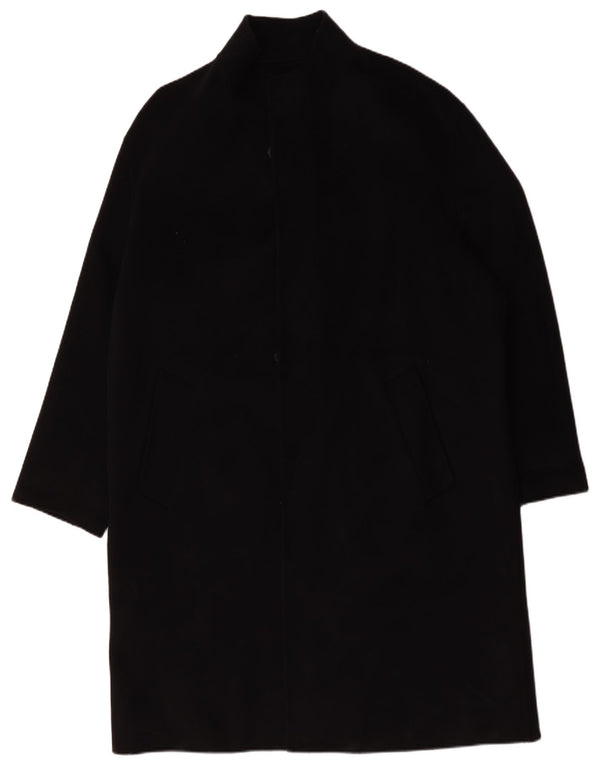 Sobretudo masculino Zara UK 44 XL lã preta