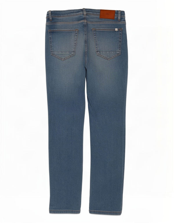 Zara Mens Slim Jeans EU 42 Grande W32 L30 Azul Algodão