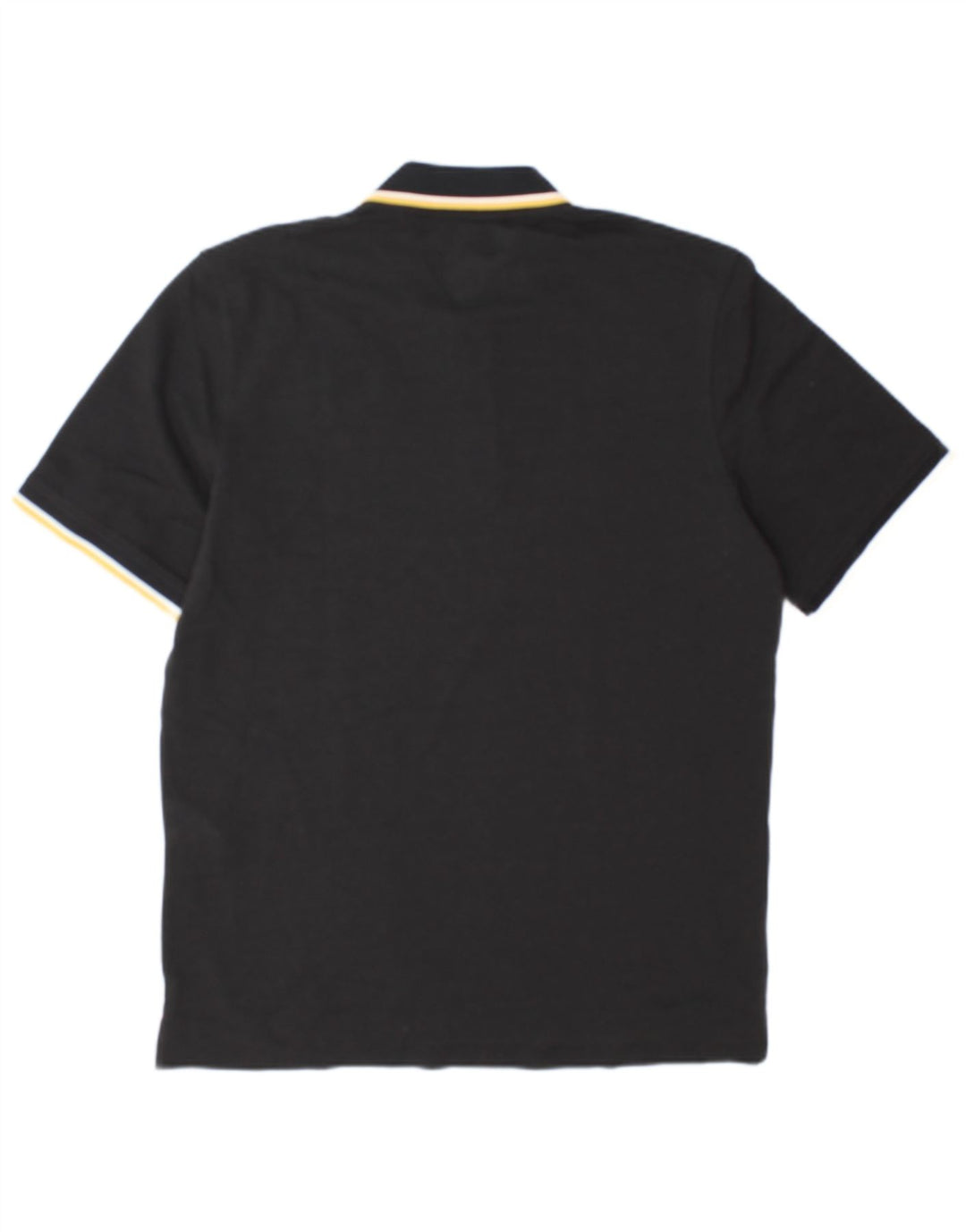 Camisa polo masculina Jack & Jones grande algodão preto